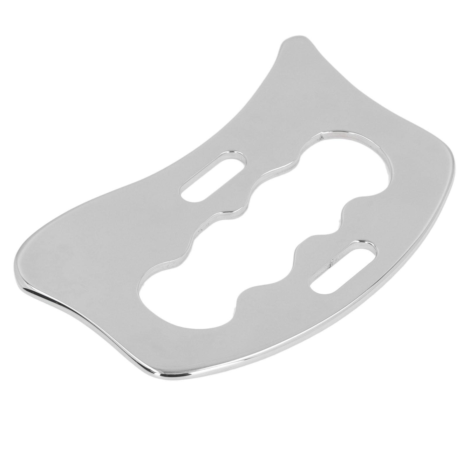 304 Stainless Steel Massage Gua Sha Tool with Hand Grip Muscle Relief Trigger Point Acupuncture Scraper Tool
304 Stainless Steel Massage Gua Sha Tool with Hand Grip Muscle Relief Trigger Point Acupuncture Scraper Tool
