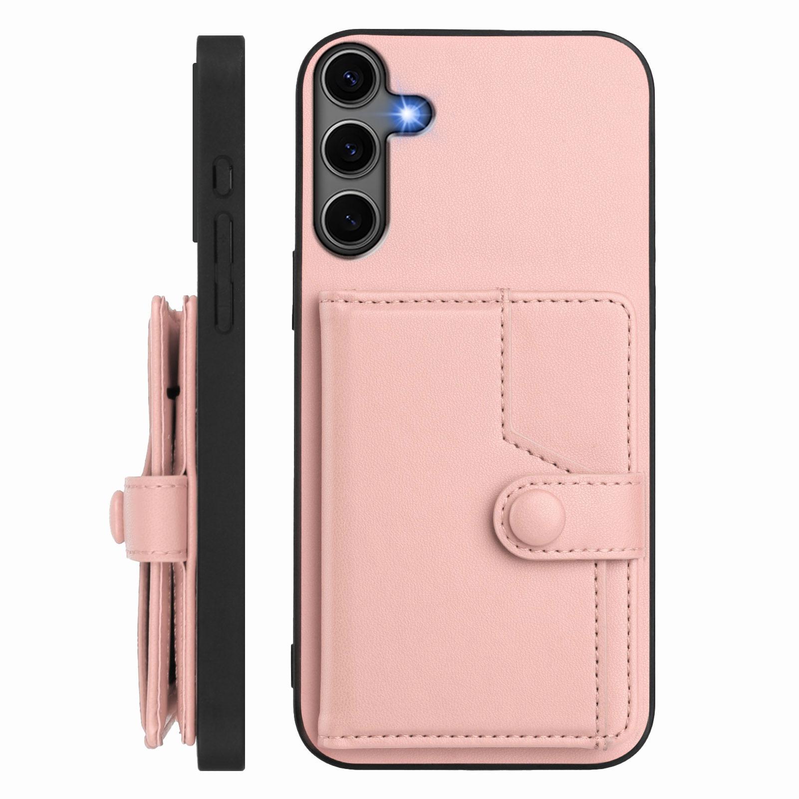 For Samsung Galaxy S25+ Case RFID Blocking Card Holder Kickstand TPU+PU Leather Phone Back Cover Rose Gold
For Samsung Galaxy S25+ Case RFID Blocking Card Holder Kickstand TPU+PU Leather Phone Back Cover Rose Gold