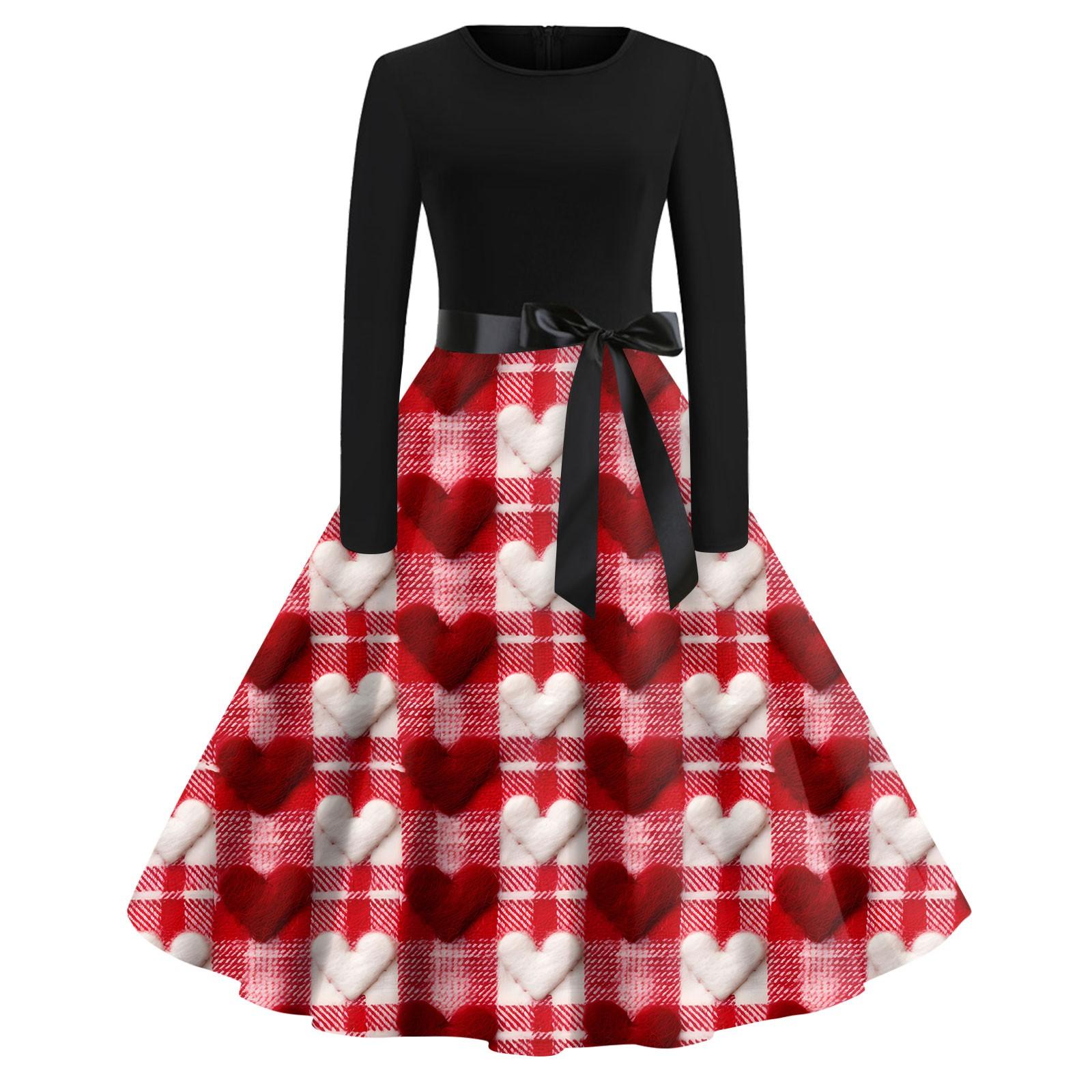 Женские модные повседневные облегающие платья с круглым вырезом и длинными рукавами на День святого Валентина S винный
Женские модные повседневные облегающие платья с круглым вырезом и длинными рукавами на День святого Валентина S винный