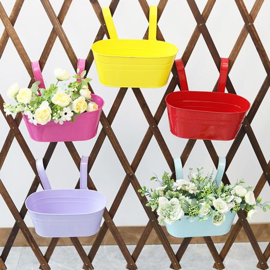 4 Pcs Iron Hanging Flower Pots Wall Planters with Detachable Hooks Drainage Holes Indoor Outdoor Hanging Planters for Balcony Fence Garden Decor 4pcs
4 Pcs Iron Hanging Flower Pots Wall Planters with Detachable Hooks Drainage Holes Indoor Outdoor Hanging Planters for Balcony Fence Garden Decor 4pcs