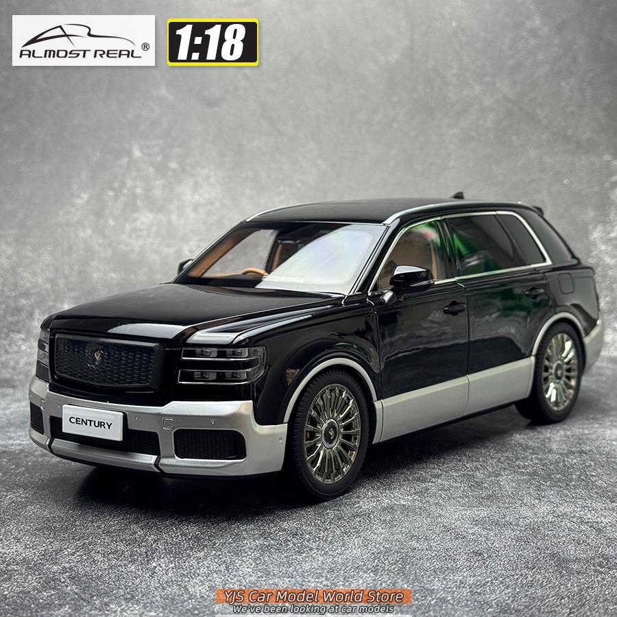 Almost Real 1/18 Toyota Century - 2023 Black x Silver RHD car metal static ornament Holiday gift collection
Almost Real 1/18 Toyota Century - 2023 Black x Silver RHD car metal static ornament Holiday gift collection