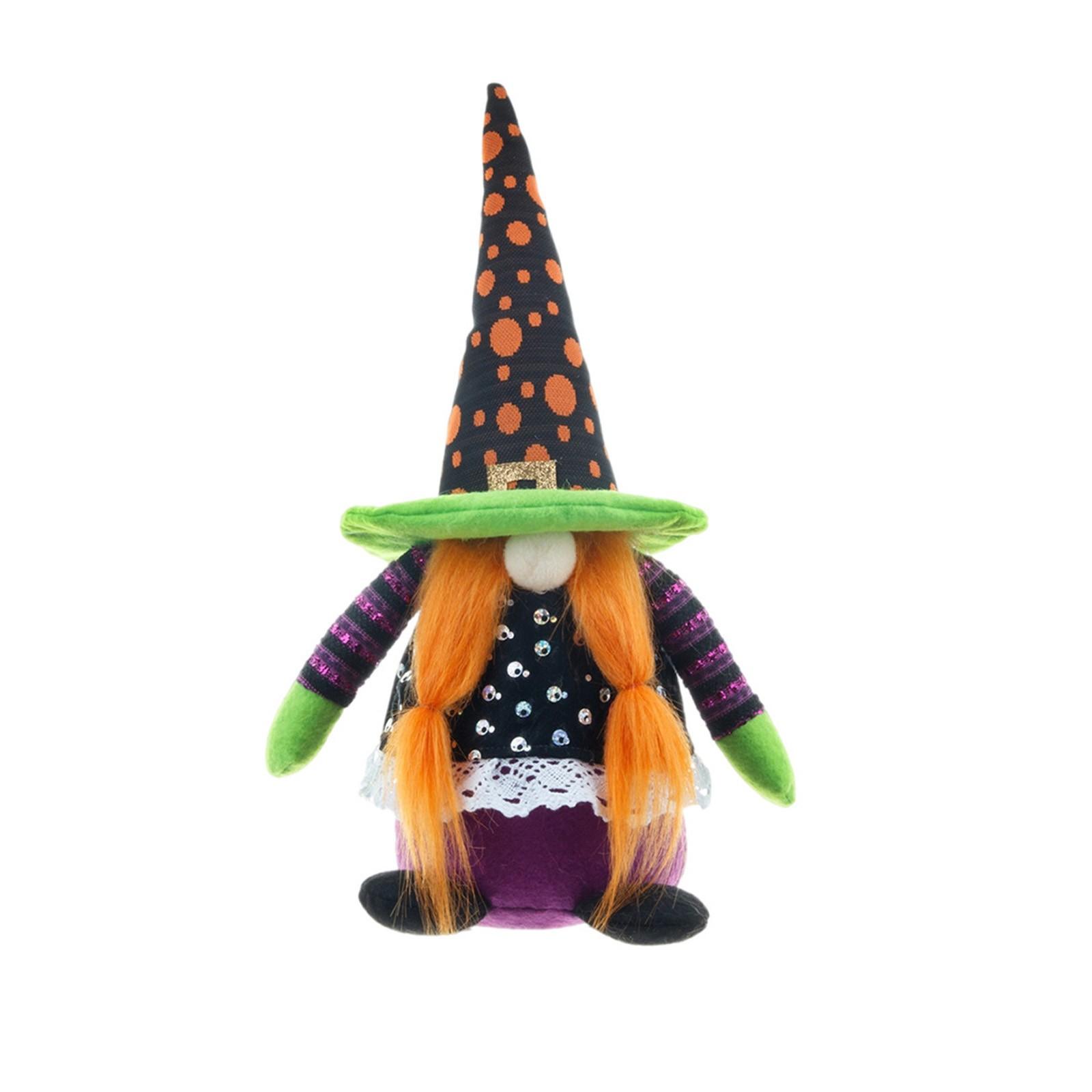 Остроконечная шляпа, кукла-ведьма, домашняя пушистая кукла, украшения, украшения 
Остроконечная шляпа, кукла-ведьма, домашняя пушистая кукла, украшения, украшения