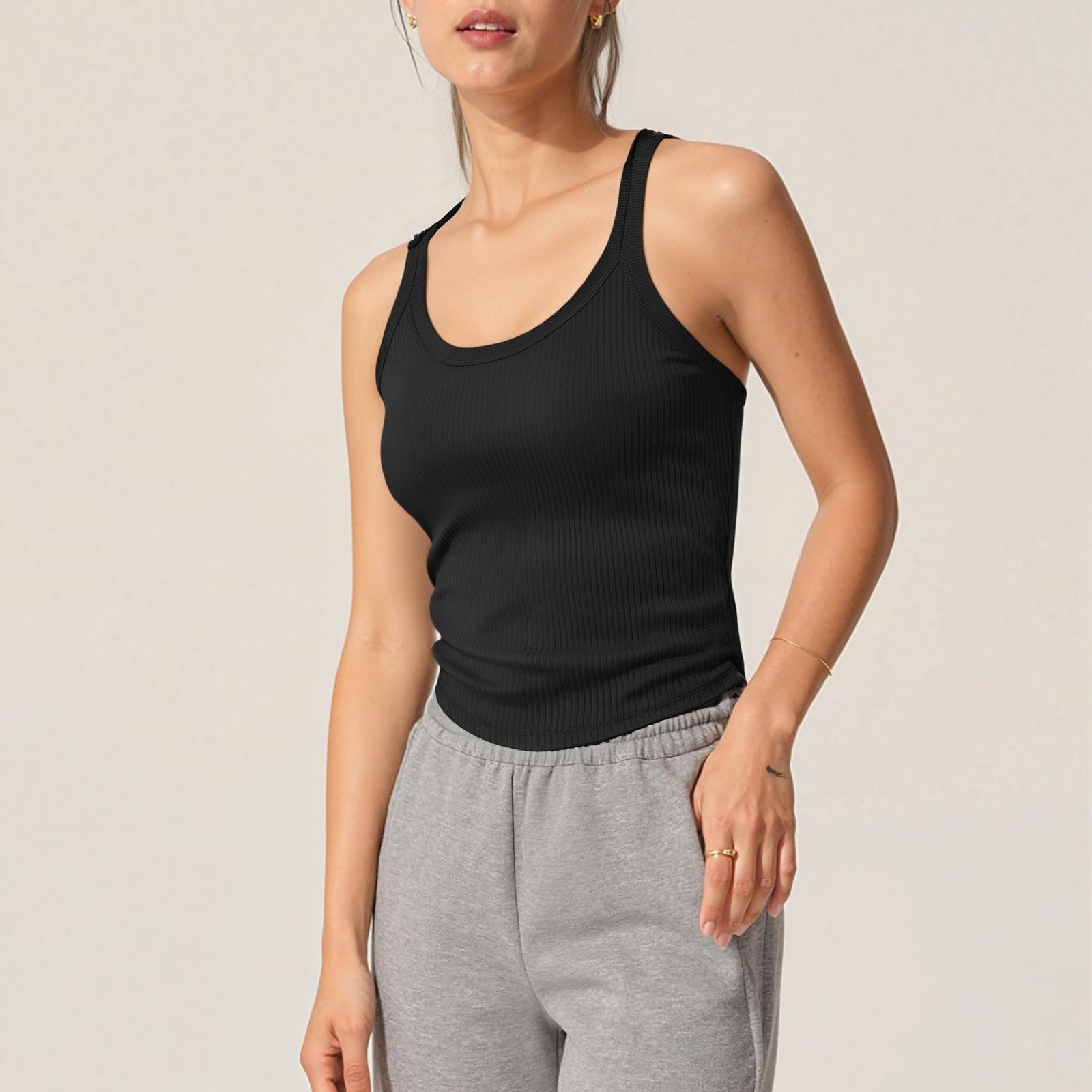 Tops For Women Sleeveless Tops Women s Blouse Summer Tops Women s Lightweight Blouse Tops Casual Pullover T-Shirt Basic Shirt XL чорний
Tops For Women Sleeveless Tops Women s Blouse Summer Tops Women s Lightweight Blouse Tops Casual Pullover T-Shirt Basic Shirt XL чорний