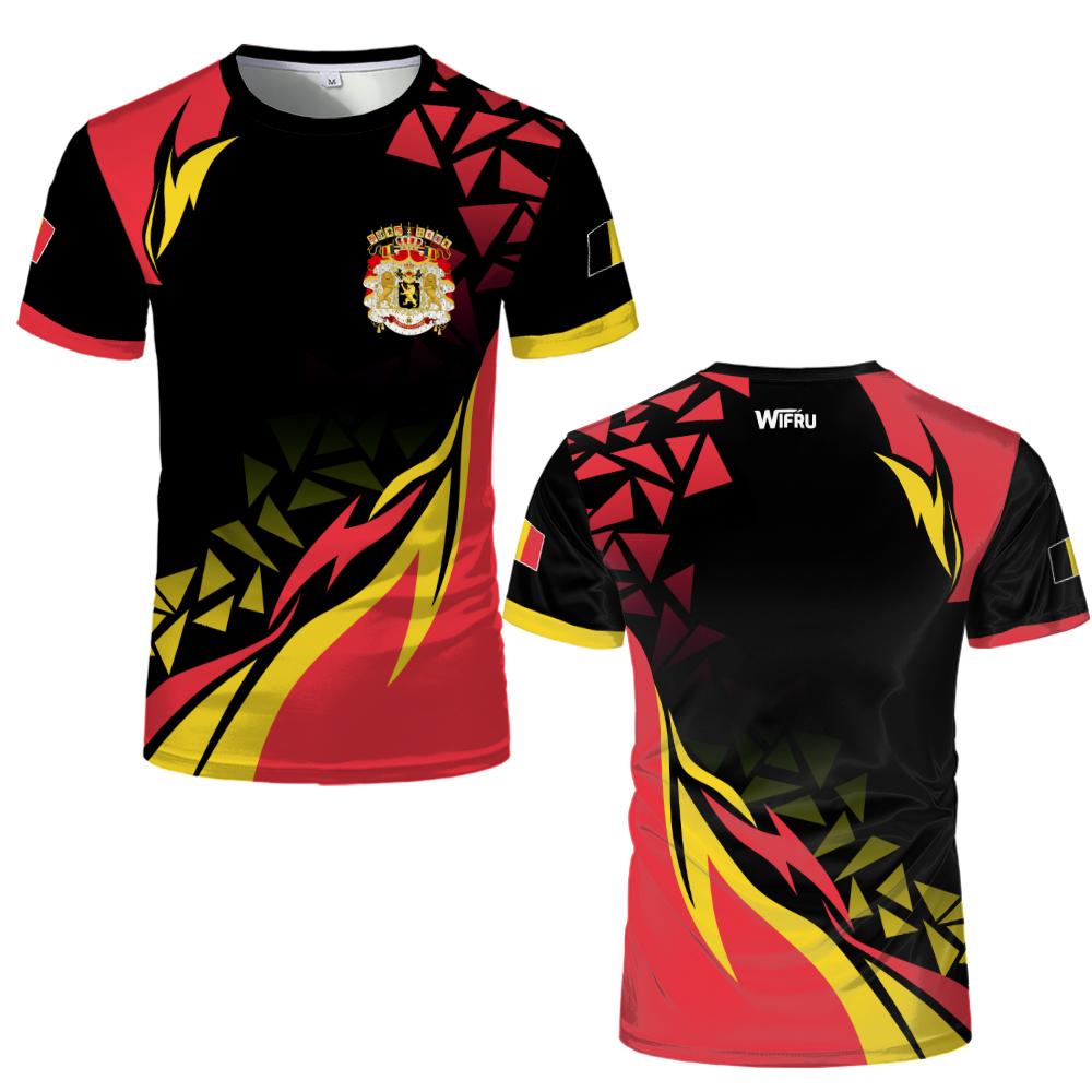 Belgian Flag Print T-shirt Belgium Emblem Graphic Breathable Quick-drying Football Jersey Men s Women s Casual Streetwear XXXL
Belgian Flag Print T-shirt Belgium Emblem Graphic Breathable Quick-drying Football Jersey Men s Women s Casual Streetwear XXXL