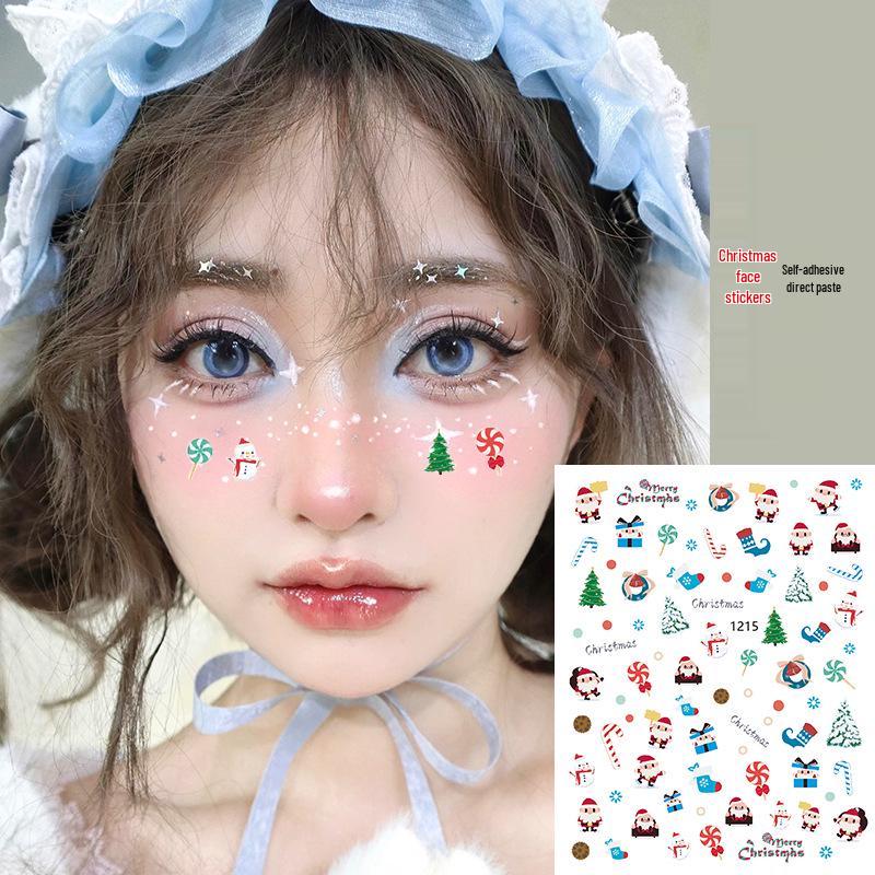 Святкові наклейки для обличчя з глітером у формі серця та сніжинки: День святого Валентина, Новий рік, Сцена, Нігті
Святкові наклейки для обличчя з глітером у формі серця та сніжинки: День святого Валентина, Новий рік, Сцена, Нігті