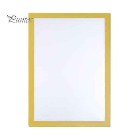 Магнитная фоторамка настенное крепление самоклеящаяся фоторамка формата A3/A4 держатель для документов рамка для дисплея на стену дверь окно холодильник A4 жёлтый