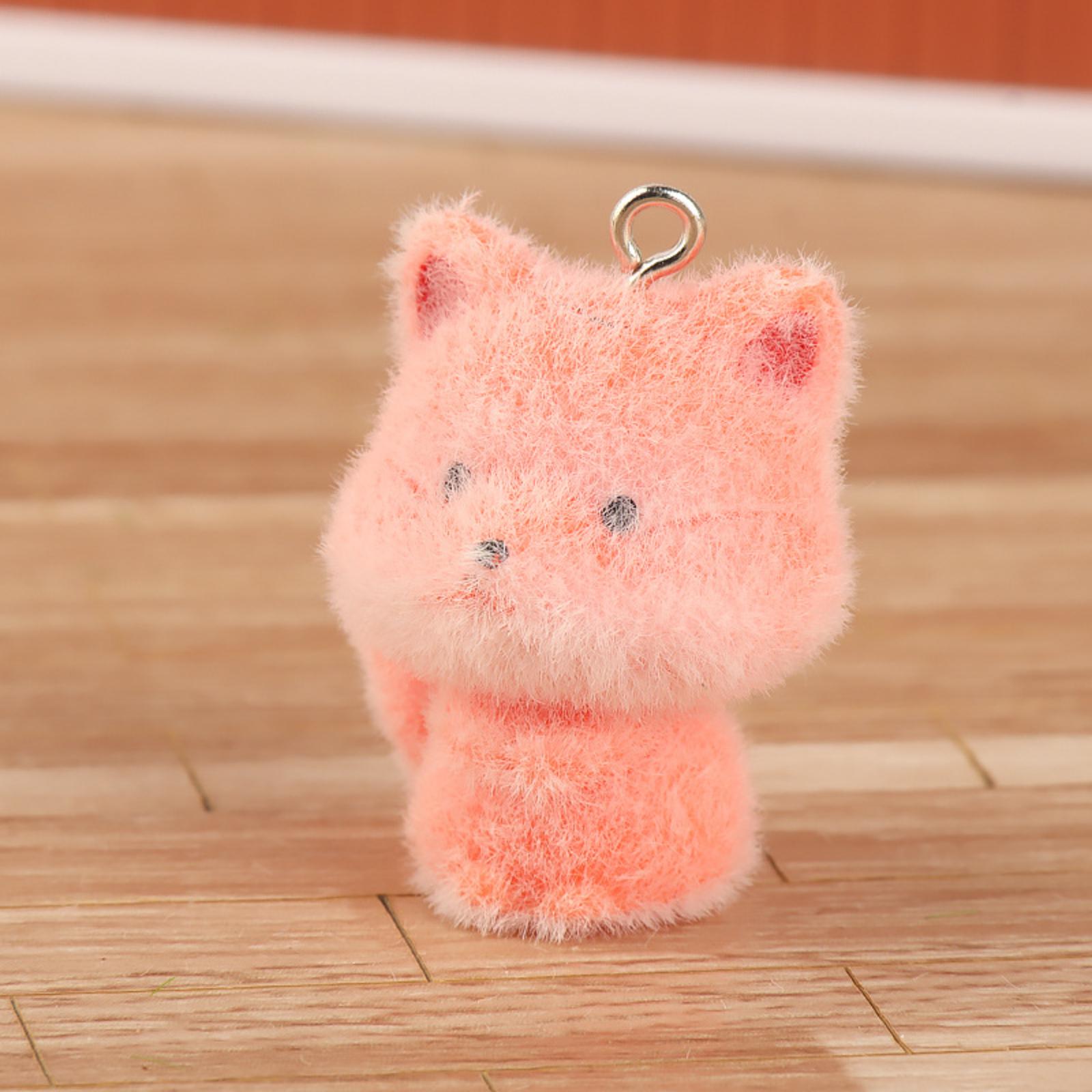 Resin Flocking Cute Three-dimensional Keychain Pendant Car Key Chain Pendant Bag Pendant One Size білий
Resin Flocking Cute Three-dimensional Keychain Pendant Car Key Chain Pendant Bag Pendant One Size білий