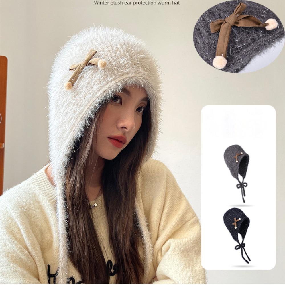 Dacron Windproof Ear Protection Cap Bowknot Ear Hat New Design Pile Cap Outdoor кавовий
Dacron Windproof Ear Protection Cap Bowknot Ear Hat New Design Pile Cap Outdoor кавовий