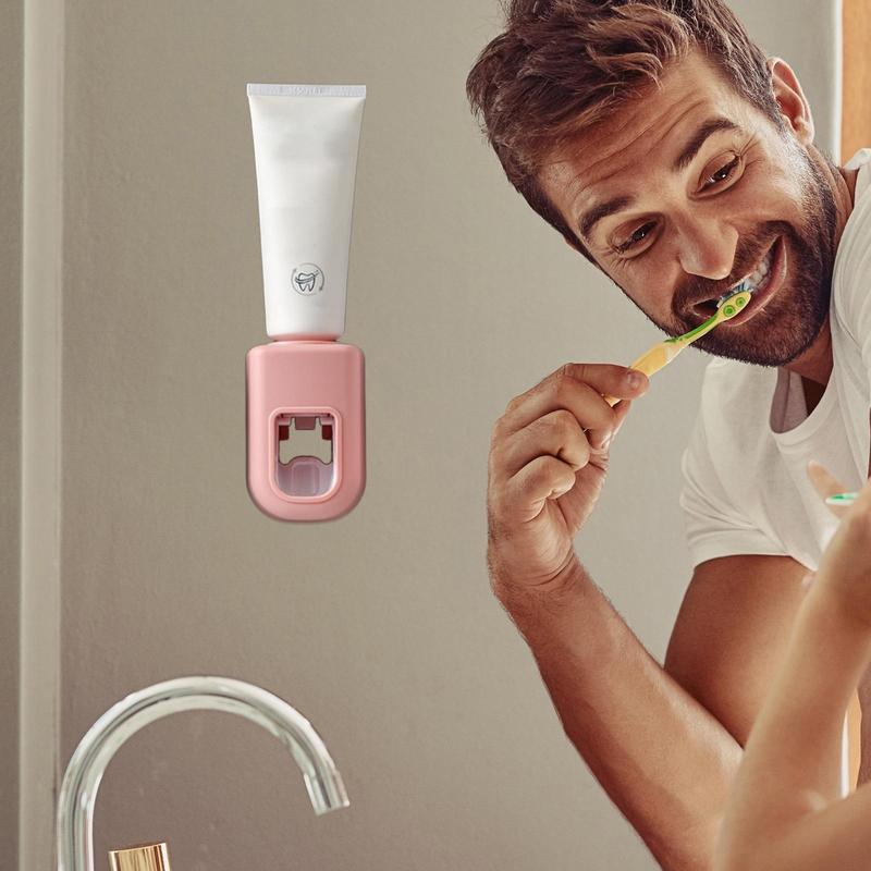 Wall Toothpaste Dispenser Household Non-Punching Toothpaste Squeezer Toothpaste Dispenser For Kids & Family Shower рожевий
Wall Toothpaste Dispenser Household Non-Punching Toothpaste Squeezer Toothpaste Dispenser For Kids & Family Shower рожевий