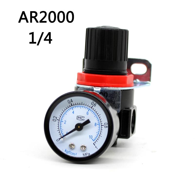 AR2000 02 G1/4 Pressure regulator Mini Air Ar2000 Relief Control Compressor Regulator Treatment Units Valve Gauge Fitting AR2000
AR2000 02 G1/4 Pressure regulator Mini Air Ar2000 Relief Control Compressor Regulator Treatment Units Valve Gauge Fitting AR2000