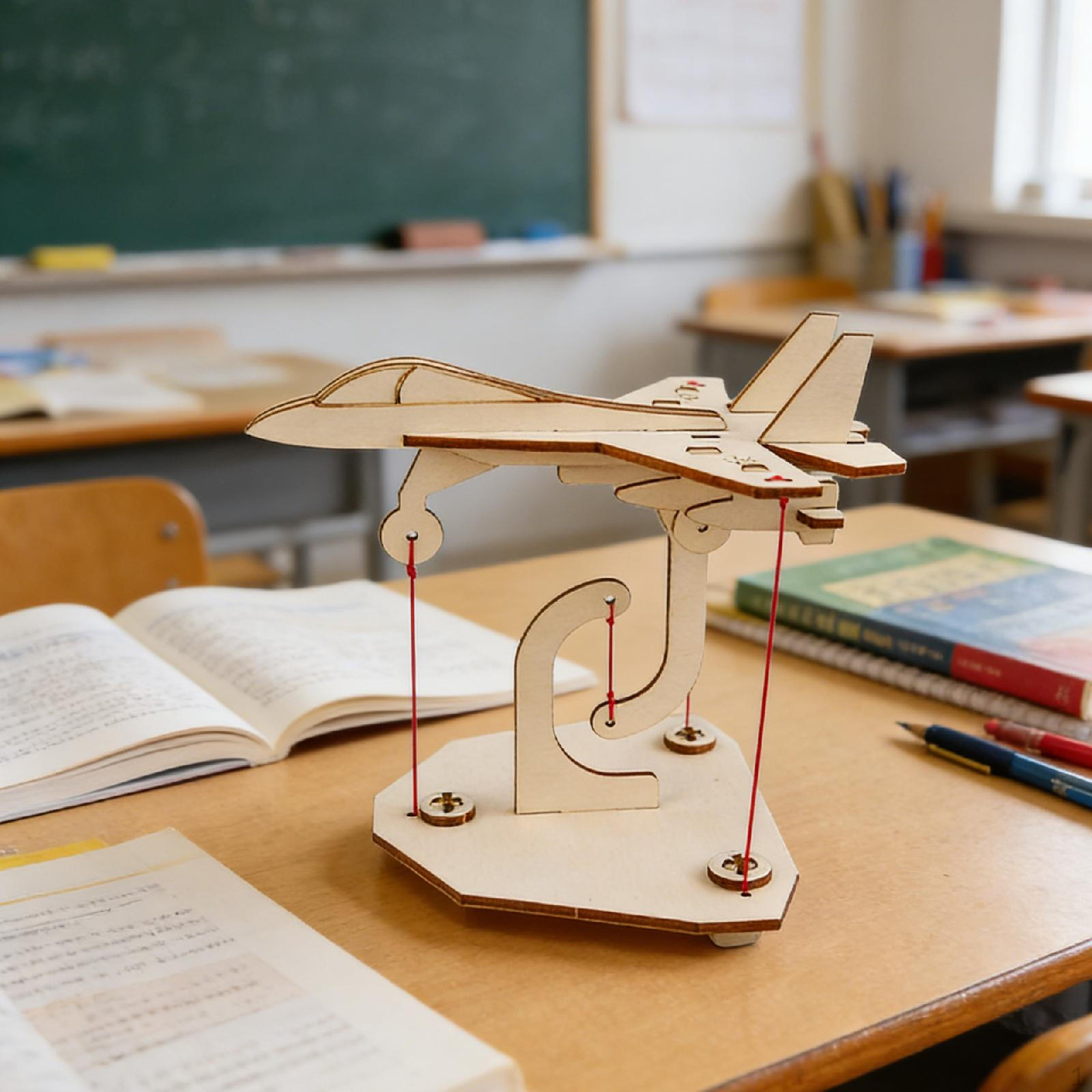 Wooden Aircraft Model Kit Science Experiment Boys Elementary Gifts Students Teaching Tool Physics
Wooden Aircraft Model Kit Science Experiment Boys Elementary Gifts Students Teaching Tool Physics