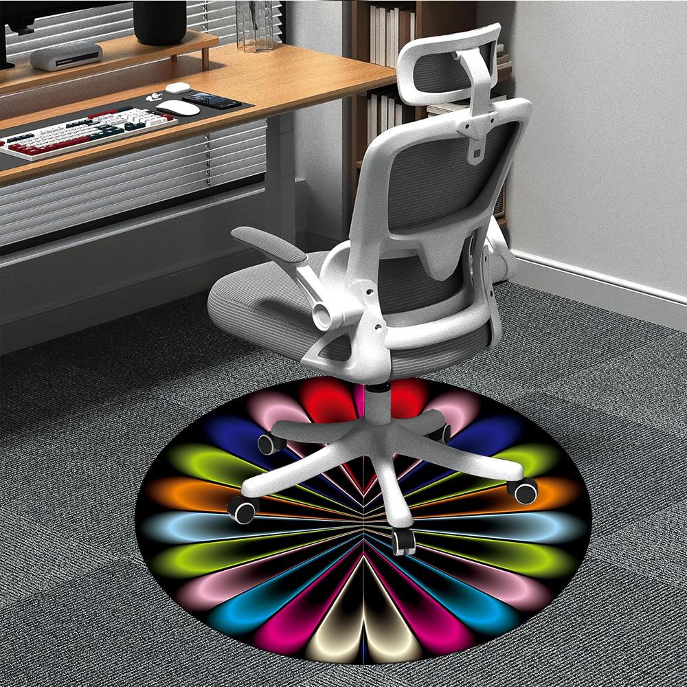 1pc Colorful Wheel Chair Carpet for Office Non-Slip, Machine Washable Rug for Office - Holiday DecorMachine Made yy251029024 80cm by 80cm
1pc Colorful Wheel Chair Carpet for Office Non-Slip, Machine Washable Rug for Office - Holiday DecorMachine Made yy251029024 80cm by 80cm