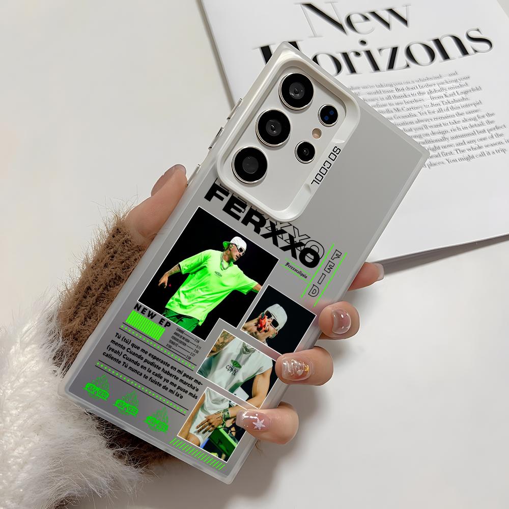 Feid Nitro Jam Ferxxo Phone Case For Samsung Galaxy S25 Edge S24 S23 S22 S21 S20 Ultra Funda Silicone Silver Cover Galaxy S23 Ultra
Feid Nitro Jam Ferxxo Phone Case For Samsung Galaxy S25 Edge S24 S23 S22 S21 S20 Ultra Funda Silicone Silver Cover Galaxy S23 Ultra
