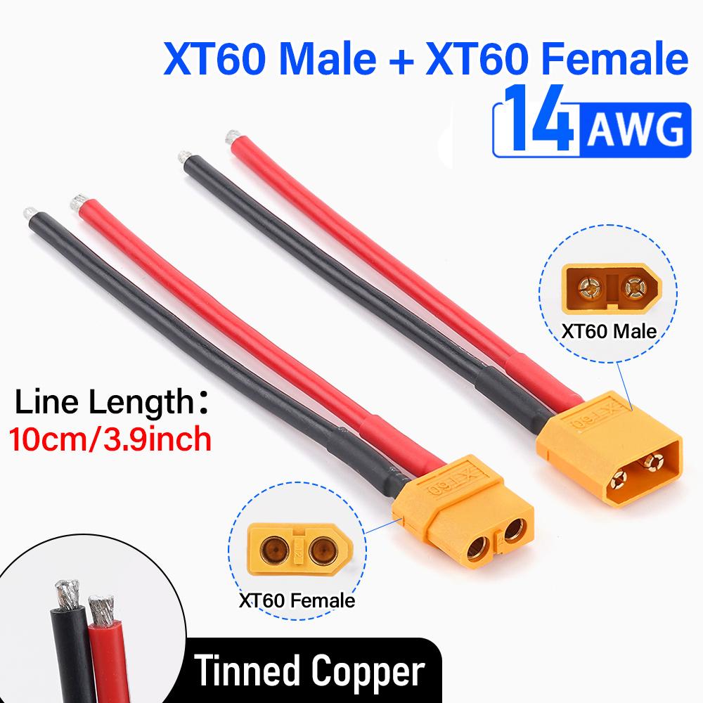 2 шт. батареї XT60, 10 см, гніздо, з силіконовим кабелем 14AWG, фотоелектричні елементи, сонячна система
2 шт. батареї XT60, 10 см, гніздо, з силіконовим кабелем 14AWG, фотоелектричні елементи, сонячна система