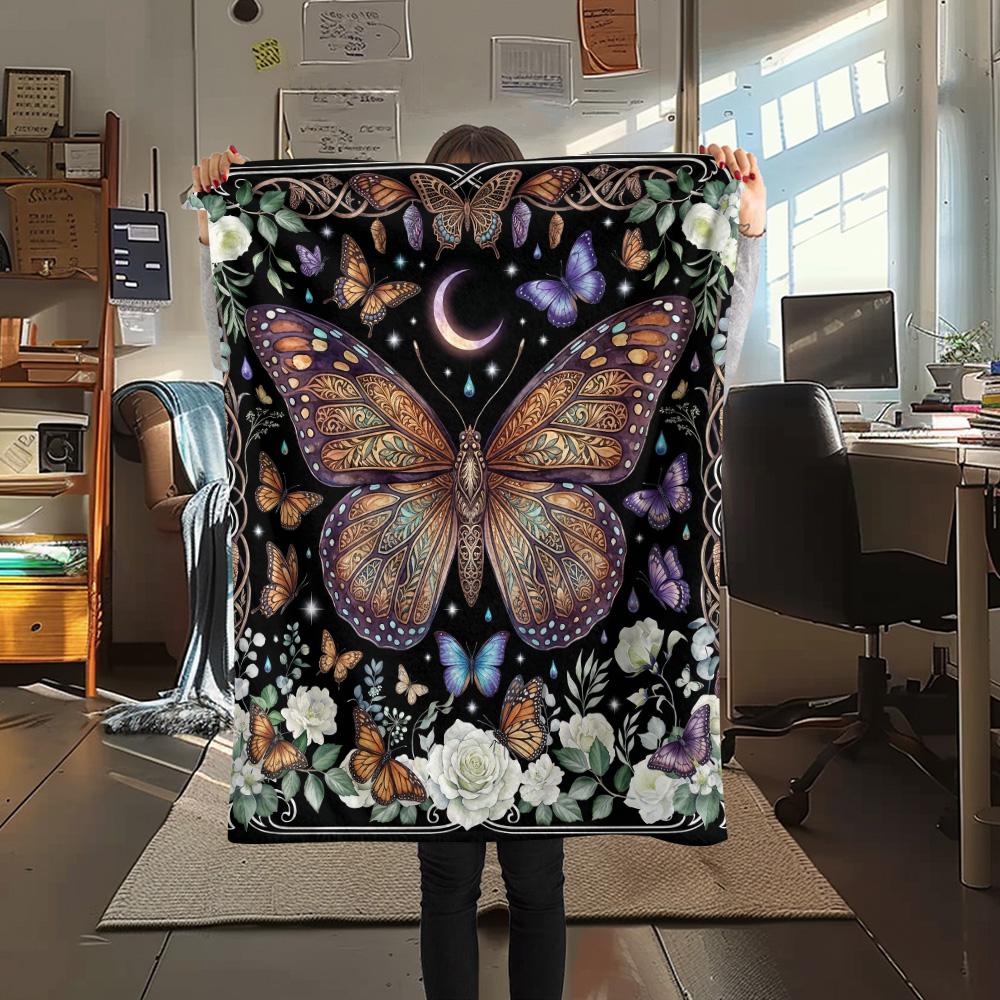 1Pc Butterfly Chicken Vintage Art Print Flannel Blanket High Quality Warm Comfortable Cover for All Seasons Perfect for Gifts Home Decor 80cm x 120cm
1Pc Butterfly Chicken Vintage Art Print Flannel Blanket High Quality Warm Comfortable Cover for All Seasons Perfect for Gifts Home Decor 80cm x 120cm