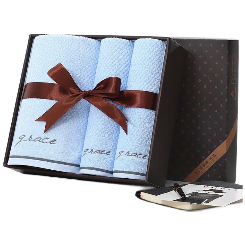 Jeliya Pure Cotton Towel & Bath Towel 3-Piece Gift Set
Jeliya Pure Cotton Towel & Bath Towel 3-Piece Gift Set