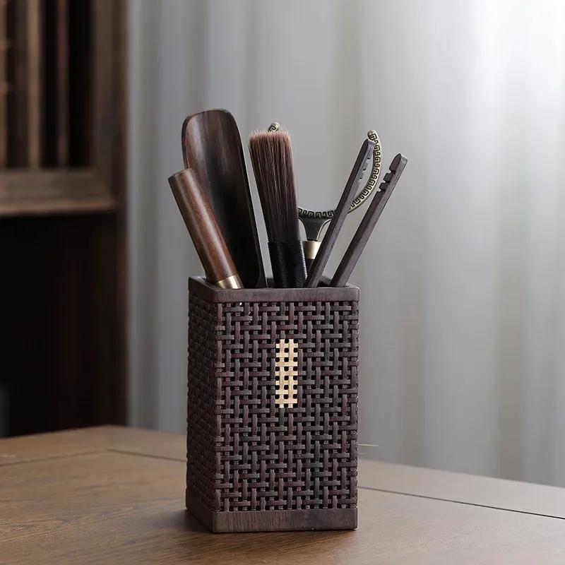 Ebony Solid Wood Tea Ceremony Six Items Set High-End Accessories 6 Gentleman Tea Clamp Tea Knife Spoon Tools
Ebony Solid Wood Tea Ceremony Six Items Set High-End Accessories 6 Gentleman Tea Clamp Tea Knife Spoon Tools