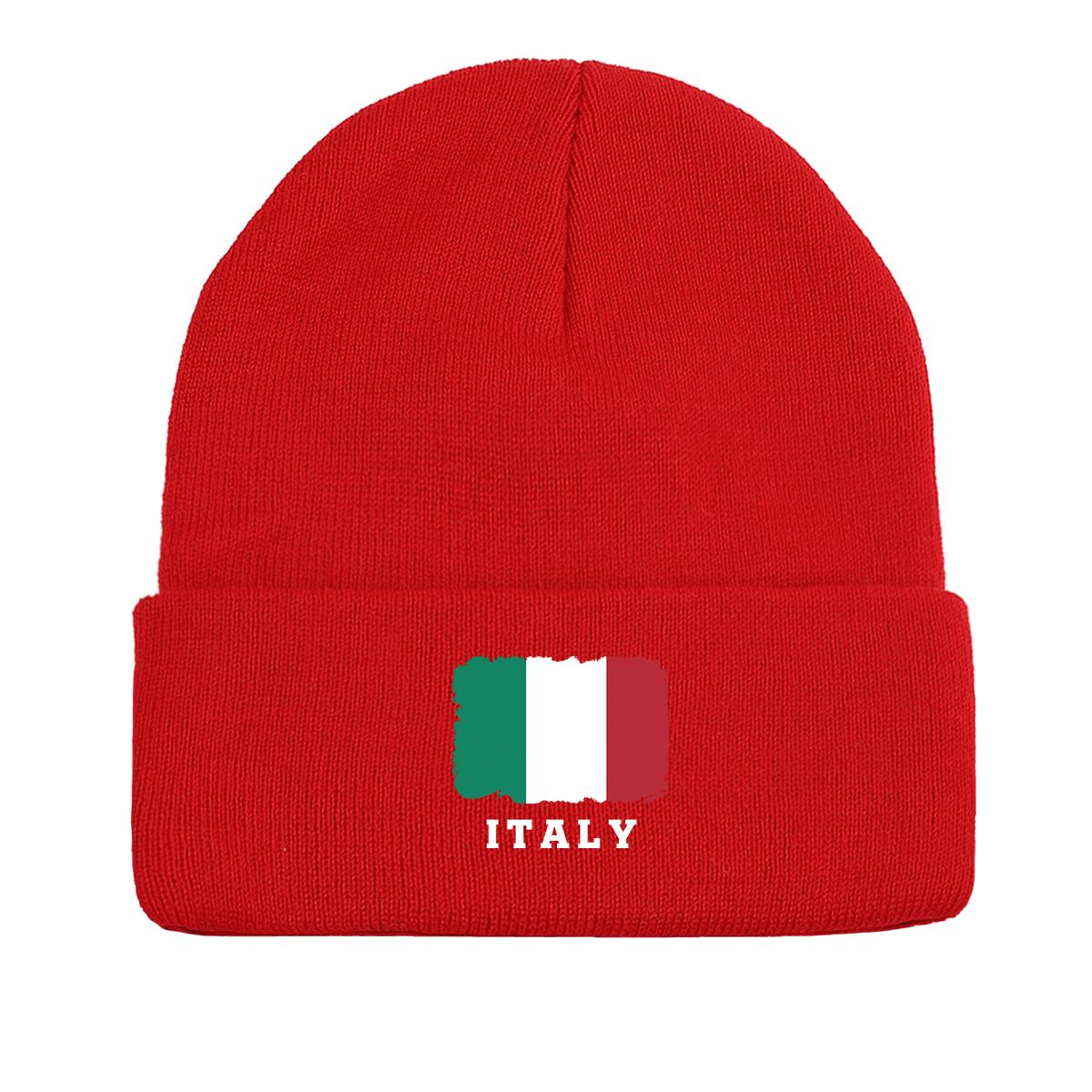 Flag of Italy Print Knit Cap Beanie, Patriotic Woman Cap Soft Stretchable Headwear Pompom Beanies Knitted Hat Beanie as the picture красный
Flag of Italy Print Knit Cap Beanie, Patriotic Woman Cap Soft Stretchable Headwear Pompom Beanies Knitted Hat Beanie as the picture красный