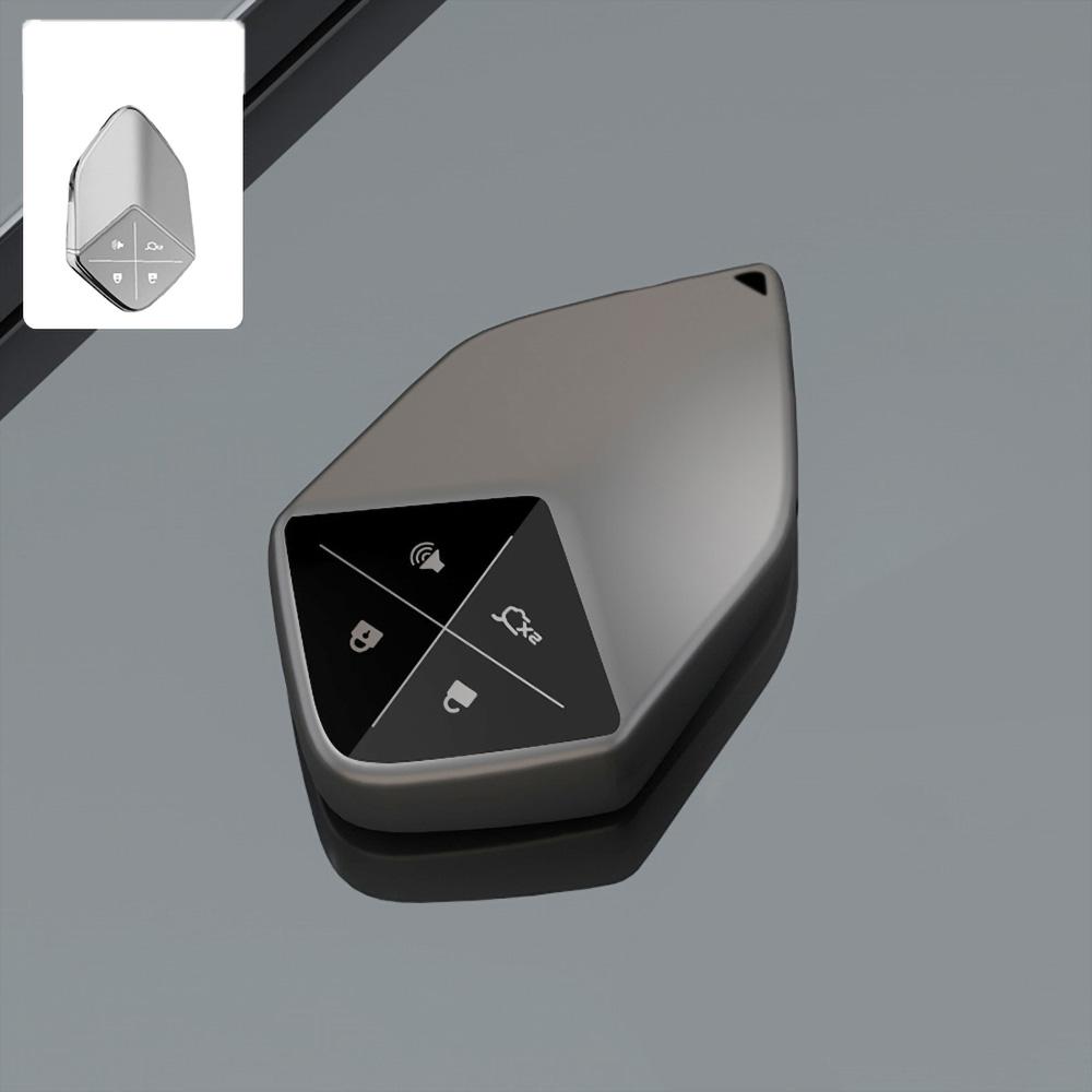 Grey Tpu Car Remote Key Case Cover For Changan Deepal S7 Sl03 Car Key Fob Shell 4 Buttons Holder Keychain
Grey Tpu Car Remote Key Case Cover For Changan Deepal S7 Sl03 Car Key Fob Shell 4 Buttons Holder Keychain