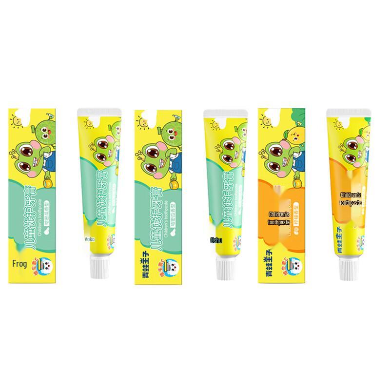 Frog Prince Kids Fluoride-Free Toothpaste Assortment 3-Pack
Frog Prince Kids Fluoride-Free Toothpaste Assortment 3-Pack