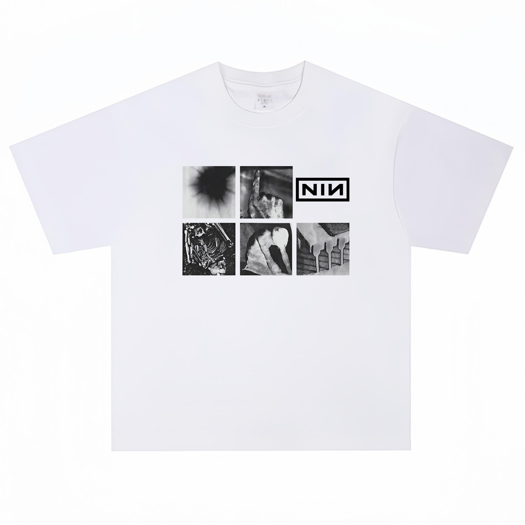 Metal Rock Band Nine Inch Nails Heavyweight Shortsleeved Tshirt with A Relaxed Vintage Style 4XL
Metal Rock Band Nine Inch Nails Heavyweight Shortsleeved Tshirt with A Relaxed Vintage Style 4XL