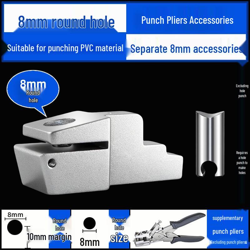 Dual-Use Punch Pliers: PVC Card Chamfering, Corner Rounder, Replaceable Blade, Multi-Functional Hole Puncher
Dual-Use Punch Pliers: PVC Card Chamfering, Corner Rounder, Replaceable Blade, Multi-Functional Hole Puncher