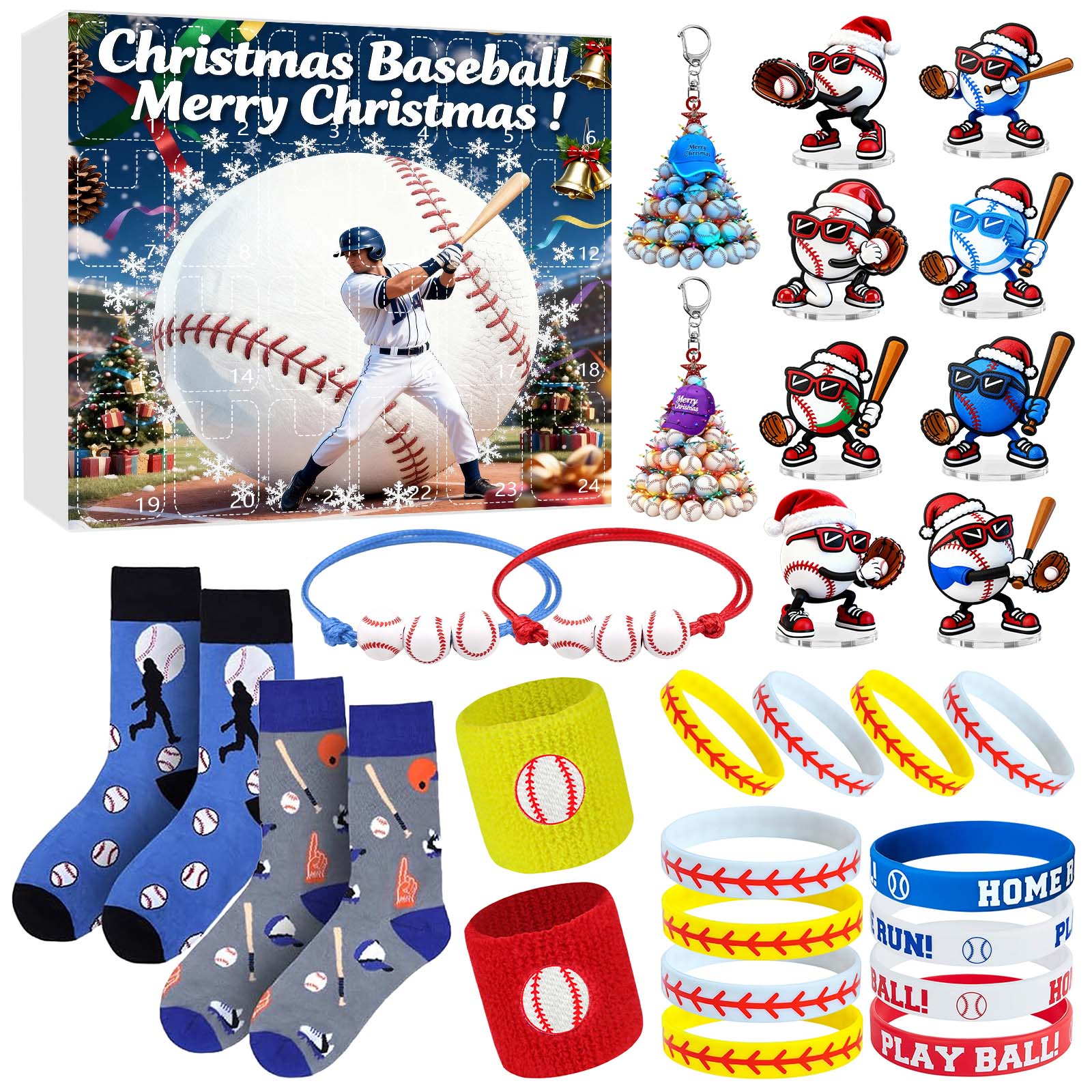 Christmas Advent Calendar Baseball Toys For Kids Surprise Gift Boxes Baseball Accessories Christmas Decorations Baseball Coun One Size
Christmas Advent Calendar Baseball Toys For Kids Surprise Gift Boxes Baseball Accessories Christmas Decorations Baseball Coun One Size
