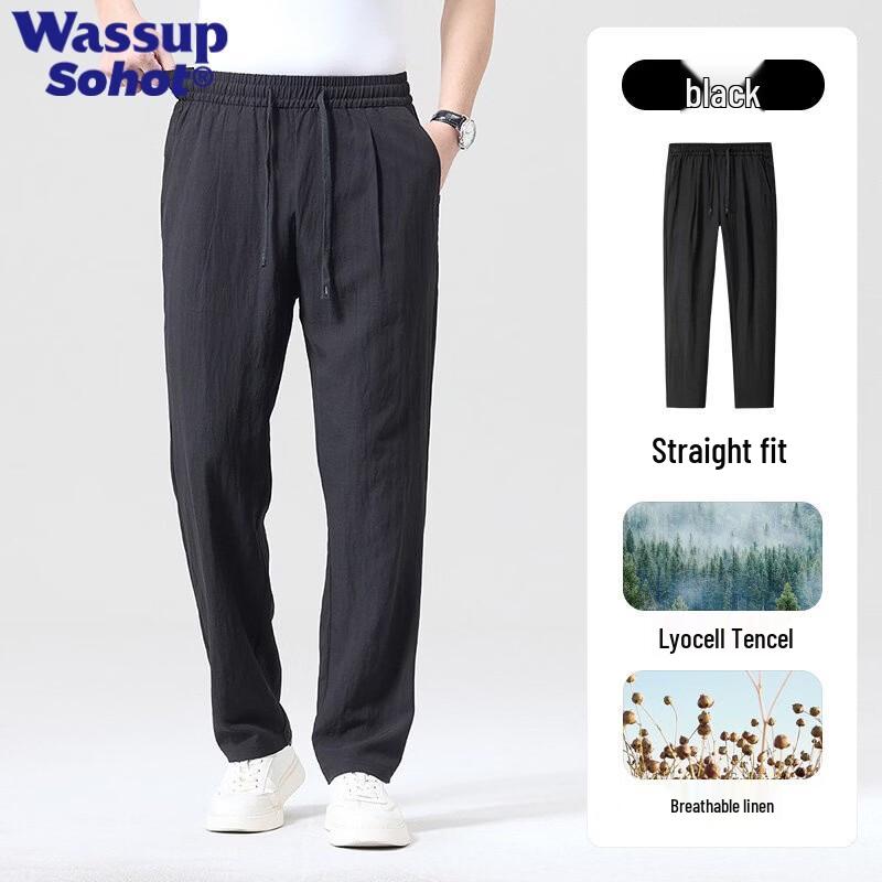 Wassup Sohot Men s Lyocell Linen Wide-Leg Casual Pants XL
Wassup Sohot Men s Lyocell Linen Wide-Leg Casual Pants XL