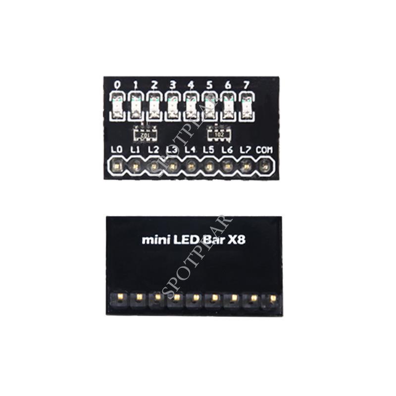Плата розширення світлодіодів, сумісна з Arduino: 8-бітний міні-модуль Marquee червоний
Плата розширення світлодіодів, сумісна з Arduino: 8-бітний міні-модуль Marquee червоний