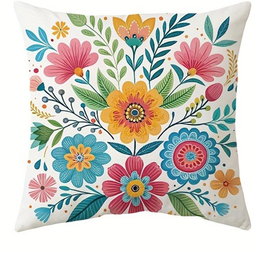 Colorful Floral - Bird Cheerful Pillow CoversLiving room sofa cushion cover, soft and comfortable, bedroom room decoration 16x16Inch
Colorful Floral - Bird Cheerful Pillow CoversLiving room sofa cushion cover, soft and comfortable, bedroom room decoration 16x16Inch