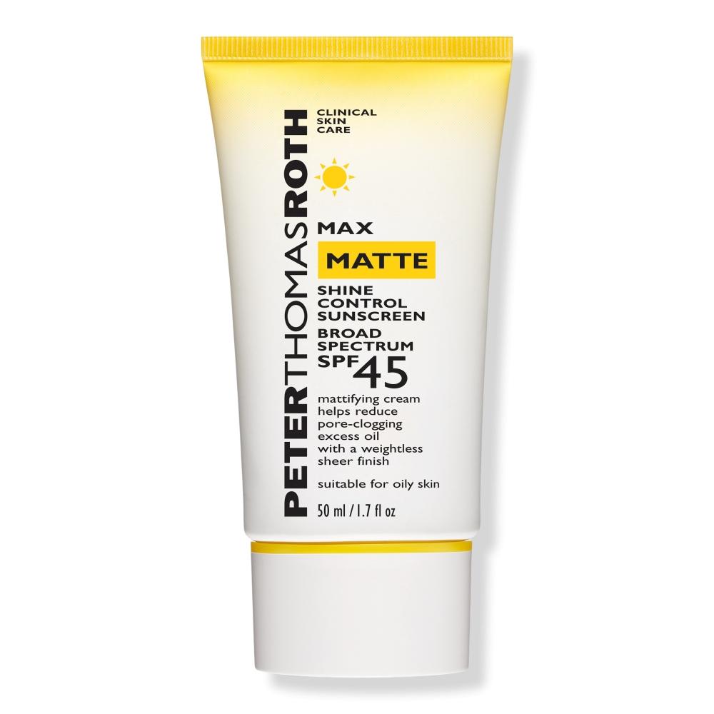 Peter Thomas Roth Max Matte Shine Control Солнцезащитный крем широкого спектра SPF 45, 1,7 унции
Peter Thomas Roth Max Matte Shine Control Солнцезащитный крем широкого спектра SPF 45, 1,7 унции