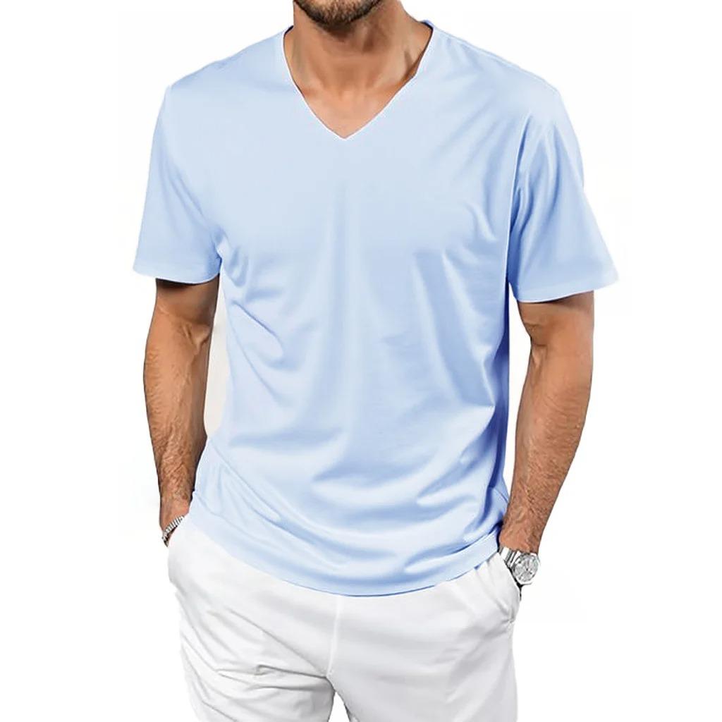 Летняя новая футболка для мужчин Ice Silk Cool Feeling V-образный вырез футболка быстросохнущая легкая дышащая повседневная футболка с V-образным вырезом XXL небесно-голубой
Летняя новая футболка для мужчин Ice Silk Cool Feeling V-образный вырез футболка быстросохнущая легкая дышащая повседневная футболка с V-образным вырезом XXL небесно-голубой