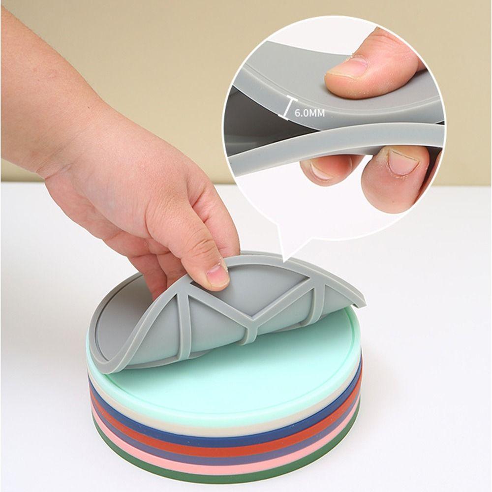 5Pcs Heat-Resistant Dining Table Mat Round Drink Coasters Non-stick Pot Coasters Home Decoration 11cm червоний
5Pcs Heat-Resistant Dining Table Mat Round Drink Coasters Non-stick Pot Coasters Home Decoration 11cm червоний