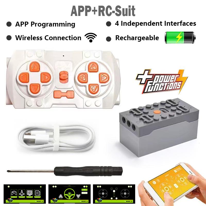 2.4G Bluetooth Technical Blocks Servo PF Motor Power Functions MOC High-Tech Parts Bricks Accessories Technik Servo RC Motor
2.4G Bluetooth Technical Blocks Servo PF Motor Power Functions MOC High-Tech Parts Bricks Accessories Technik Servo RC Motor
