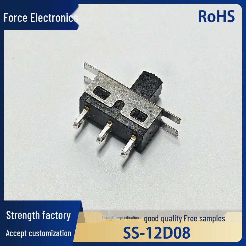 SS-12F15 Vertical High-Temp Single Row Toggle Switch, Two-Position, Normally Open G5 - 5 pins, vertical
SS-12F15 Vertical High-Temp Single Row Toggle Switch, Two-Position, Normally Open G5 - 5 pins, vertical