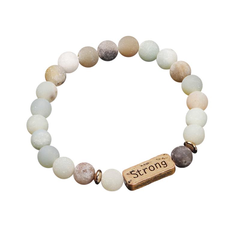 Funny Words Strong Natural Stone Bracelet Motivational Letter Beaded Stretch Bangle For Friends Sister Hope Bless Gift
Funny Words Strong Natural Stone Bracelet Motivational Letter Beaded Stretch Bangle For Friends Sister Hope Bless Gift