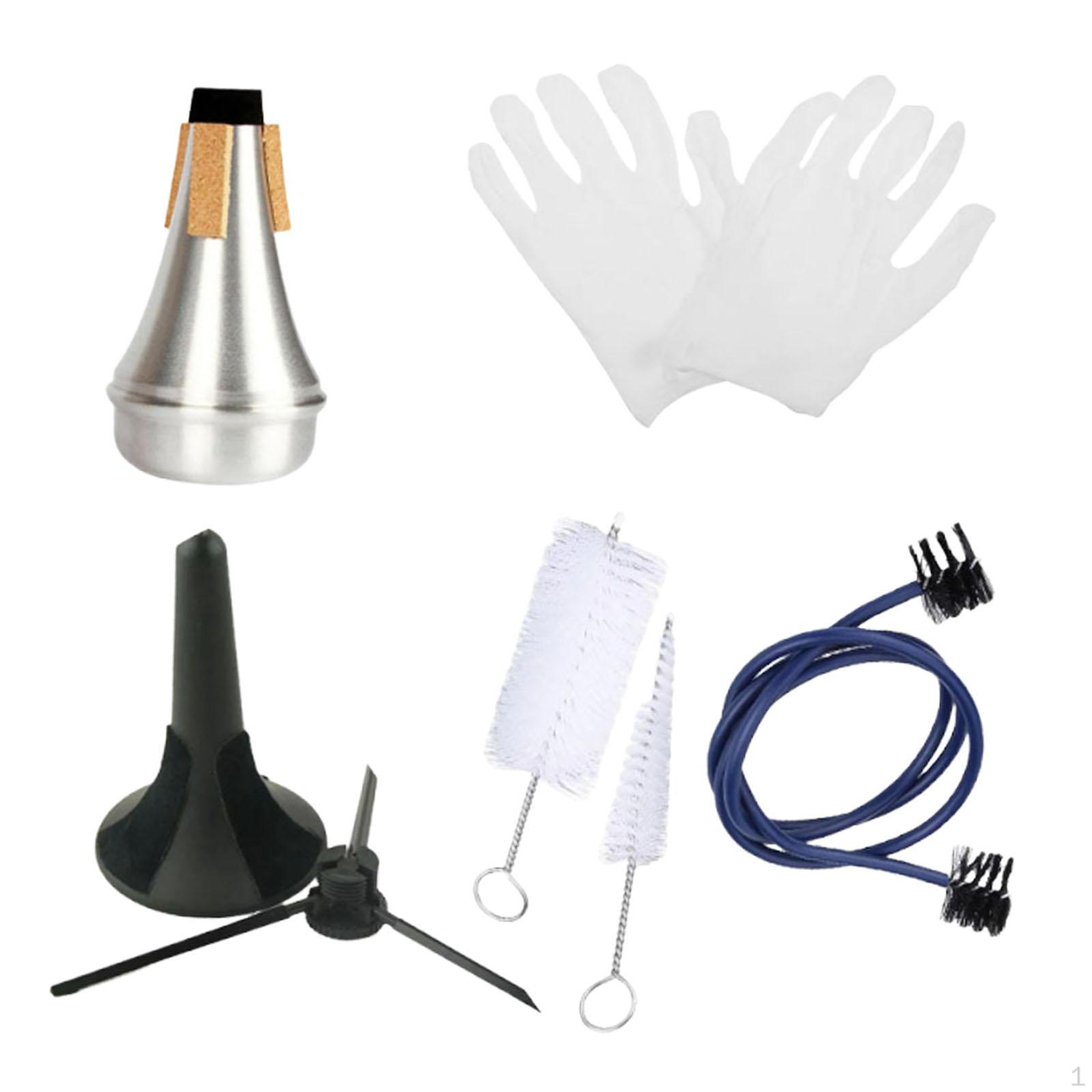 Trumpet Cleaning Kit Mute for Beginner Replace Accessories Gloves Folding Stand Jazz
Trumpet Cleaning Kit Mute for Beginner Replace Accessories Gloves Folding Stand Jazz