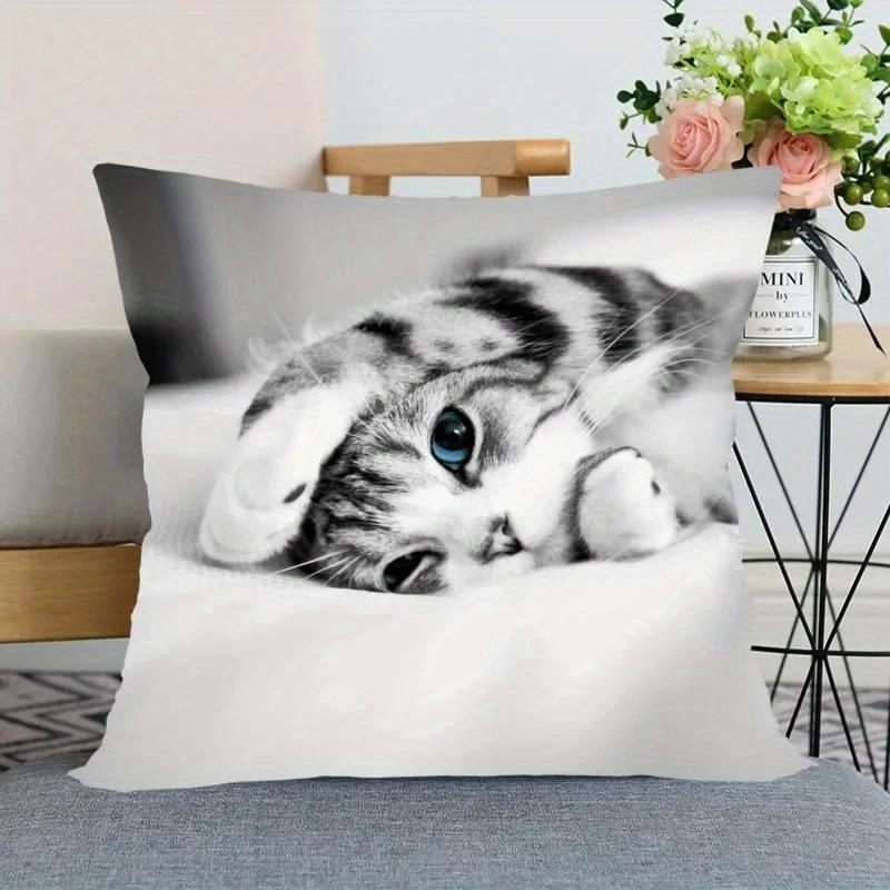 Домашний декор Милые котята: Очаровательные подушки с рисунком питомцев, наволочка для подушки, подходит для дивана, спальни, автомобиля 16x16Inch
Домашний декор Милые котята: Очаровательные подушки с рисунком питомцев, наволочка для подушки, подходит для дивана, спальни, автомобиля 16x16Inch