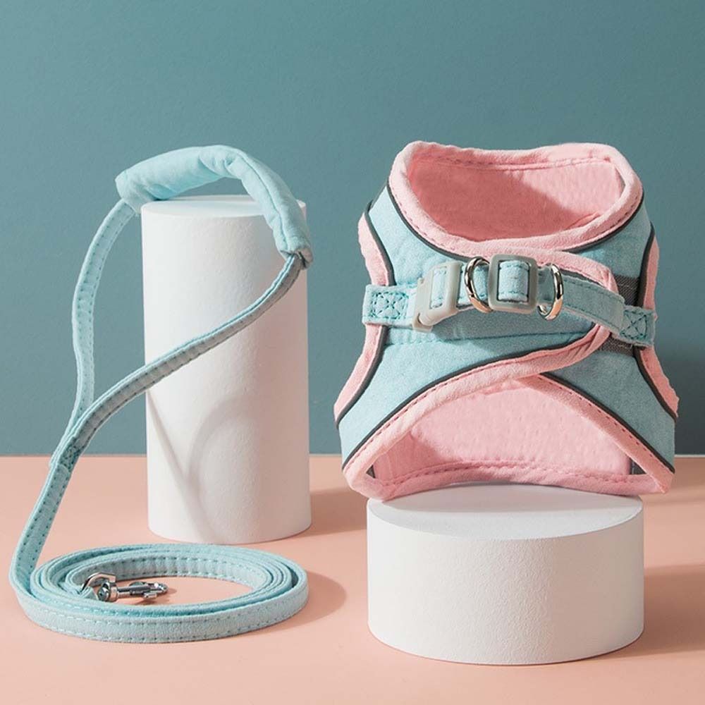 Universal Puppy Kitten Dog Harness For Dog Cat Chain Pet Supplies Pet Collar Dog Necklace Dog Leash M-Pink Blue
Universal Puppy Kitten Dog Harness For Dog Cat Chain Pet Supplies Pet Collar Dog Necklace Dog Leash M-Pink Blue