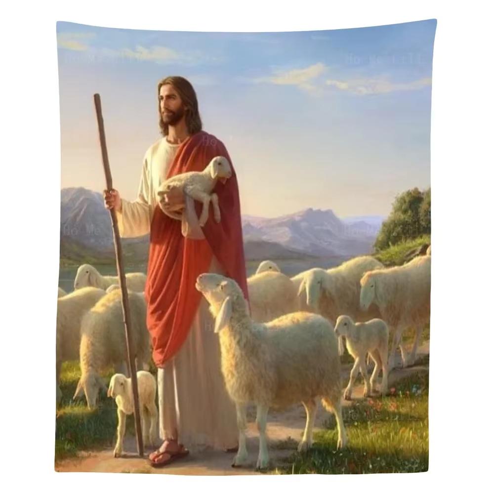 Easter Resurrection Christ Icon Jesus Good Shepherd Bible Tapestry Wall Hanging Decoration Living room Decor Blanket Backdrop 74x94cm(29x37in)
Easter Resurrection Christ Icon Jesus Good Shepherd Bible Tapestry Wall Hanging Decoration Living room Decor Blanket Backdrop 74x94cm(29x37in)