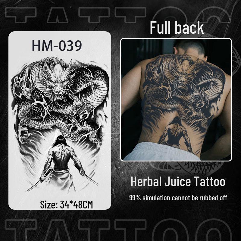 Водонепроницаемые наклейки-татуировки на всю спину с изображением дракона и феникса: Полуперманентный, неотражающий дизайн для мужчин и женщин 34x48cm
Водонепроницаемые наклейки-татуировки на всю спину с изображением дракона и феникса: Полуперманентный, неотражающий дизайн для мужчин и женщин 34x48cm