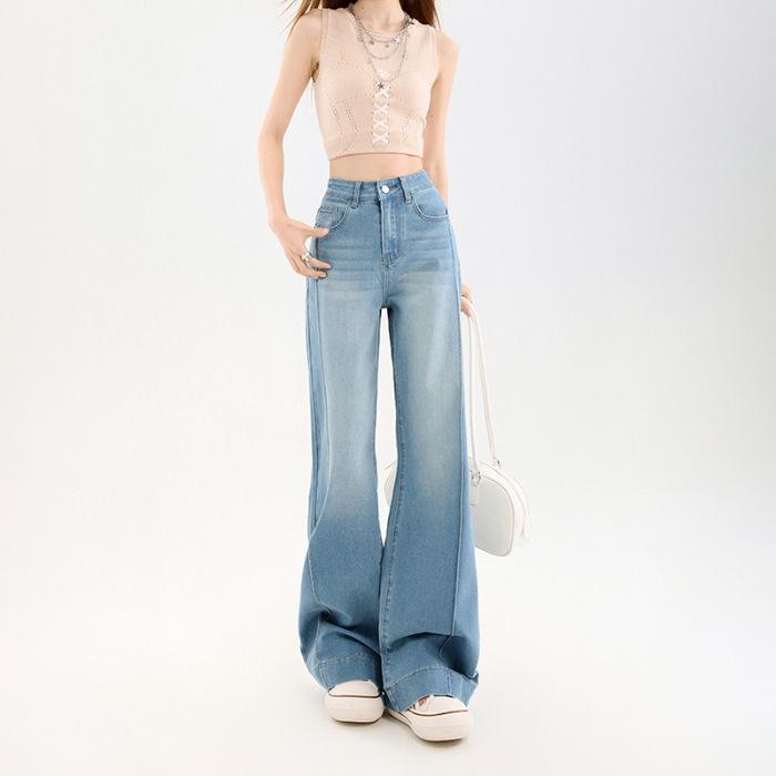 Джинсы с высокой посадкой и слегка зауженные, женские, весенние, не прилегают к ногам 2XL
Джинсы с высокой посадкой и слегка зауженные, женские, весенние, не прилегают к ногам 2XL