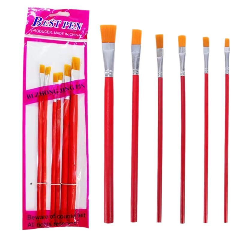 Short Handle Nylon Flat Head Brush Set for Beginners – Ideal for Watercolors & Line Drawings Different Batch, Random Brand Packaging
Short Handle Nylon Flat Head Brush Set for Beginners – Ideal for Watercolors & Line Drawings Different Batch, Random Brand Packaging