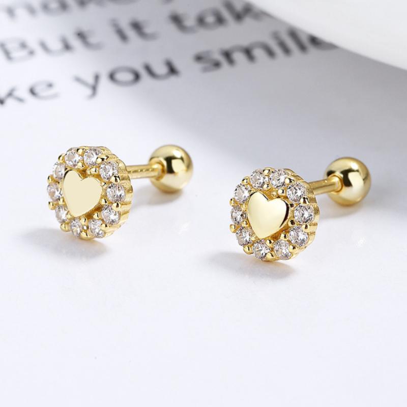 Exquisite Sparkling Zircon Inlaid Heart-shaped Women s Earrings, Women s Simple and Fashionable Daily Party Zircon Gifts
Exquisite Sparkling Zircon Inlaid Heart-shaped Women s Earrings, Women s Simple and Fashionable Daily Party Zircon Gifts