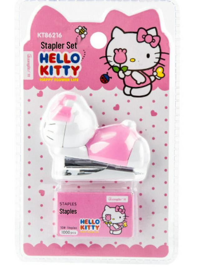 Hello Kitty Mini Stapler with Staple Remover - Cute, Portable, Small Size for Students and Children
Hello Kitty Mini Stapler with Staple Remover - Cute, Portable, Small Size for Students and Children