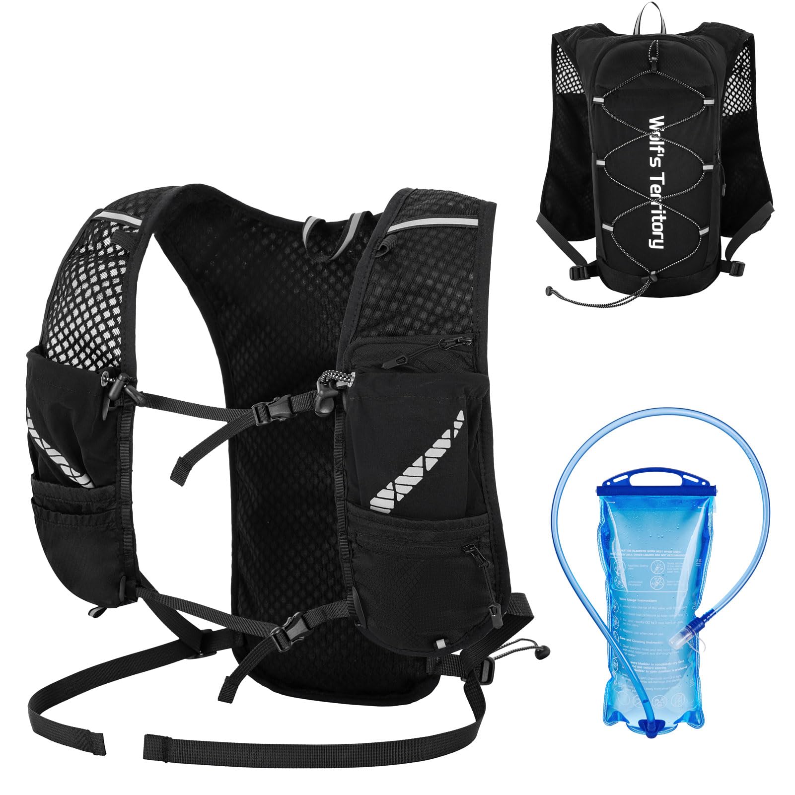 Azarxis Running Bag, Backpack, Hydration, Mountaineering, Large Capacity, Lightweight, Breathable, Light Reflective, Running, Trail Running, Bicycle,
Azarxis Running Bag, Backpack, Hydration, Mountaineering, Large Capacity, Lightweight, Breathable, Light Reflective, Running, Trail Running, Bicycle,