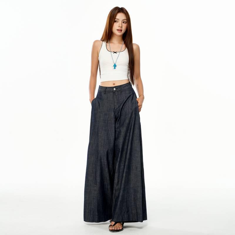 Women s Retro Original Color Wide Leg Jeans - Casual, Versatile, and Loose Fit Small
Women s Retro Original Color Wide Leg Jeans - Casual, Versatile, and Loose Fit Small