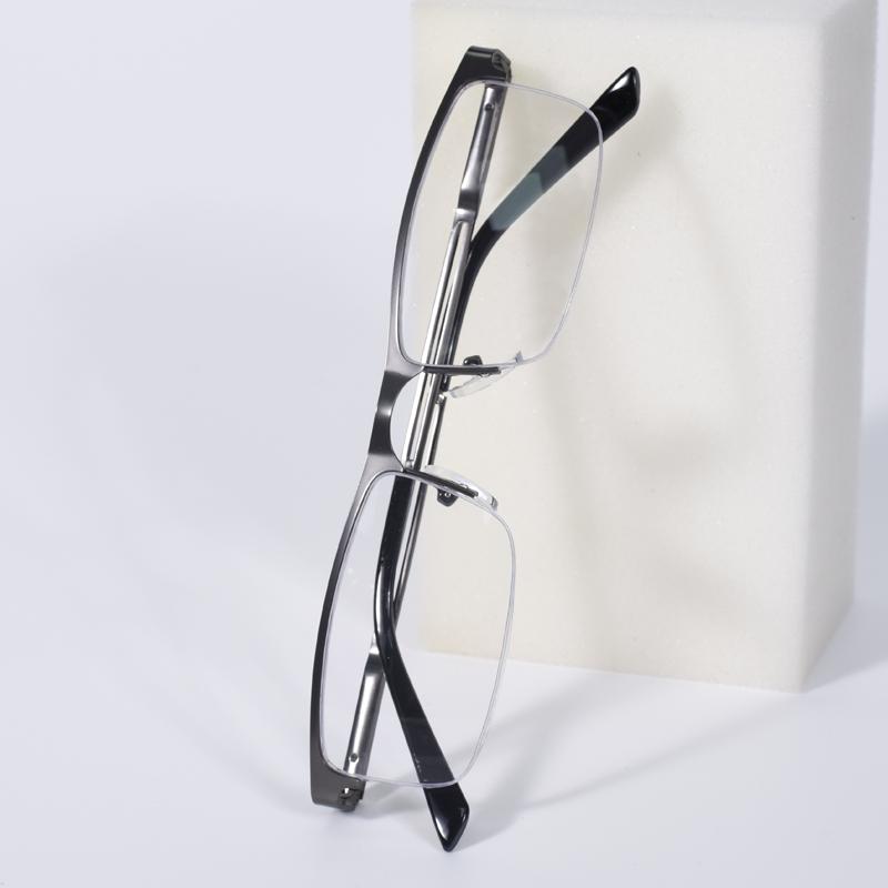 Gray Frame Retro Square Half Frame Reading Glasses Frame for Men Women Alloy Anti Blue Light Eyeglasses With Spring Hinge+125+1 +400 сірий колір
Gray Frame Retro Square Half Frame Reading Glasses Frame for Men Women Alloy Anti Blue Light Eyeglasses With Spring Hinge+125+1 +400 сірий колір