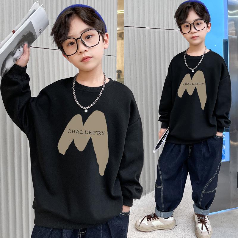 Модные корейские толстовки для мальчиков с буквенным принтом: Длинный рукав, свободный крой для весны, осени и зимы – новые модели для детей постарше. 110
Модные корейские толстовки для мальчиков с буквенным принтом: Длинный рукав, свободный крой для весны, осени и зимы – новые модели для детей постарше. 110