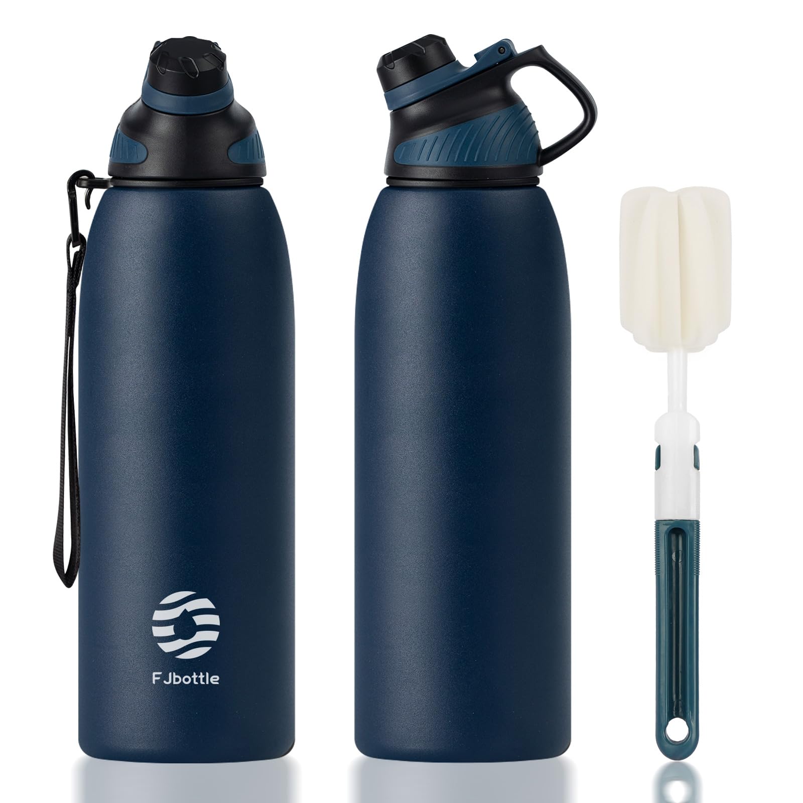 Бутылка для воды FJbottle, литровая, с вакуумной изоляцией, спортивная бутылка, совместимая с спортивными напитками, 1500 мл, сладкая, с широким горлом, легко моющаяся, кружка из нержавеющей стали
Бутылка для воды FJbottle, литровая, с вакуумной изоляцией, спортивная бутылка, совместимая с спортивными напитками, 1500 мл, сладкая, с широким горлом, легко моющаяся, кружка из нержавеющей стали